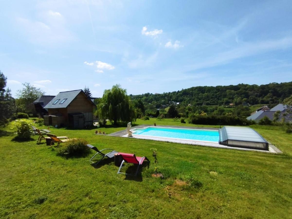L'Herbe Haute Honfleur Buitenkant foto